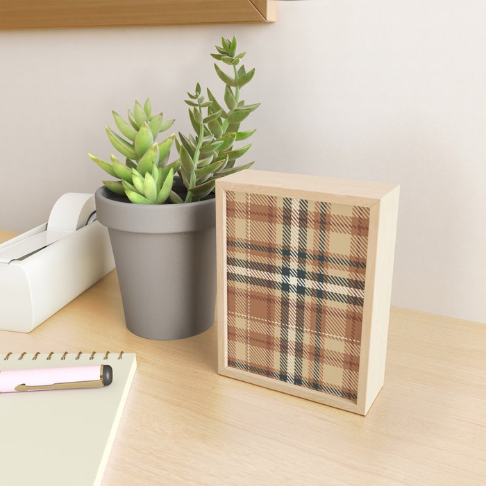 Cozy Autumn Plaid Mini Art Print Gallery Image 2