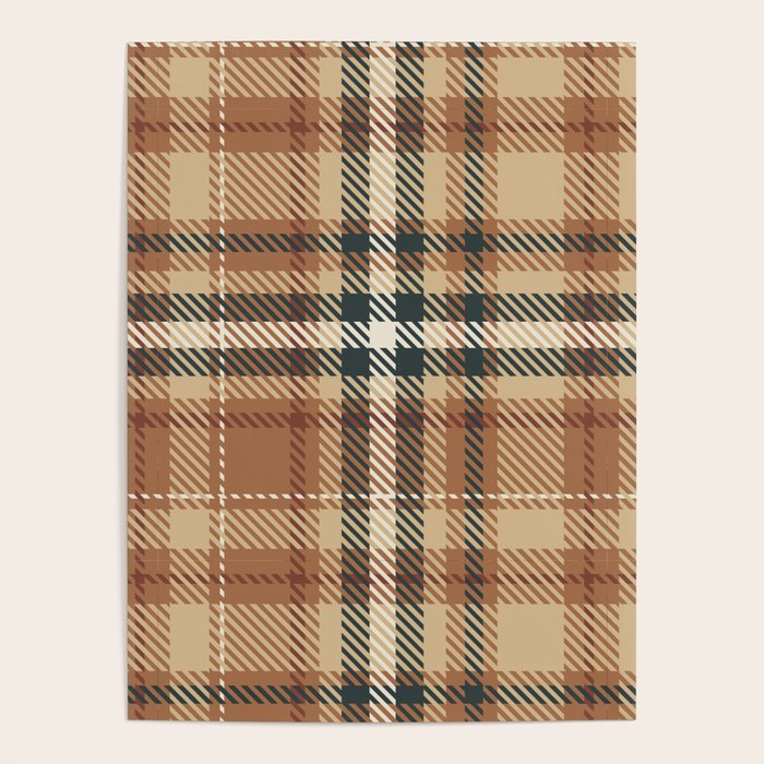 Cozy Autumn Plaid Poster Gallery Image 1