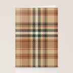 Cozy Autumn Plaid Stationery Card Gallery Image 2