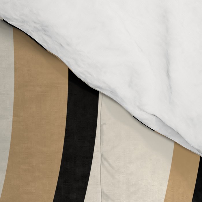 Wavy Stripes VII - Neutral Vintage Comforter Gallery Image 4