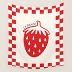 Fruit Series: Strawberry Wall Tapestry Gallery Image 4