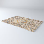 An old tile pattern or azulejos in Sintra Portugal  Summer street and travel photography Rug Gallery Image 3