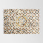 An old tile pattern or azulejos in Sintra Portugal  Summer street and travel photography Rug Gallery Image 2