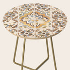 An old tile pattern or azulejos in Sintra Portugal  Summer street and travel photography Side Table Gallery Image 2