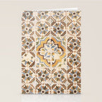 An old tile pattern or azulejos in Sintra Portugal  Summer street and travel photography Stationery Card Gallery Image 2