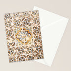An old tile pattern or azulejos in Sintra Portugal  Summer street and travel photography Stationery Card Gallery Image 2