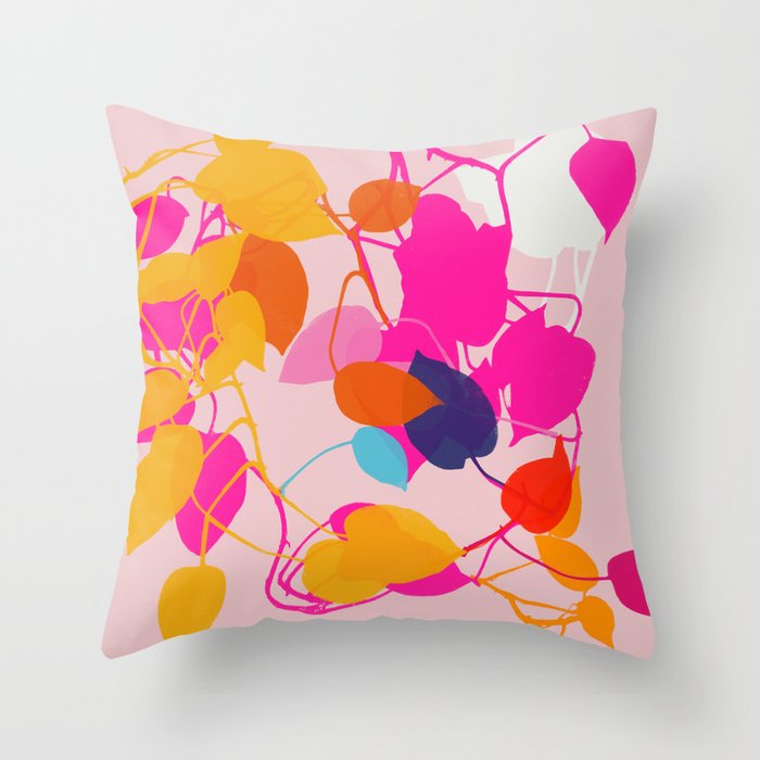 money plant 2 Throw Pillow Gallery Image 6