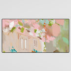 southern europe sun France Italy abstract painting Desk Mat Gallery Image 3