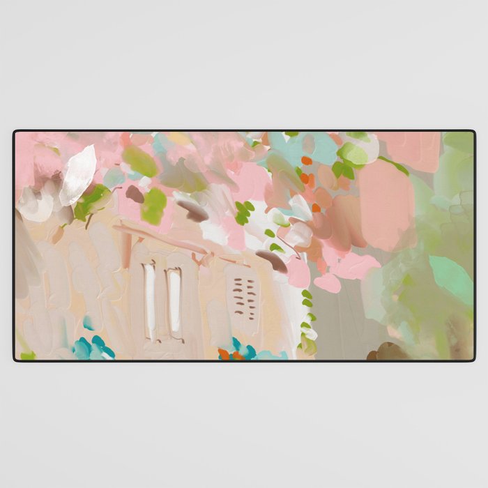 southern europe sun France Italy abstract painting Desk Mat Gallery Image 3
