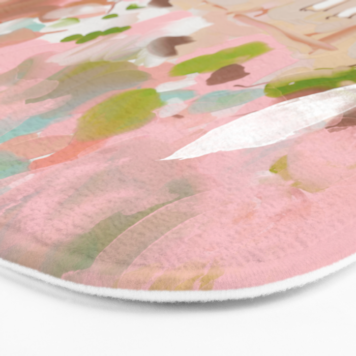 southern europe sun France Italy abstract painting Bath Mat Gallery Image 3