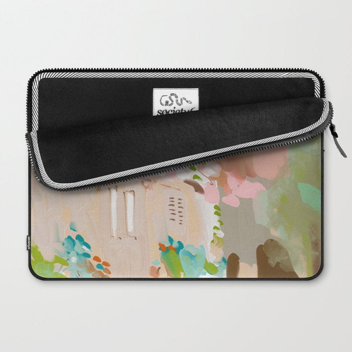 southern europe sun France Italy abstract painting Laptop Sleeve Gallery Image 2