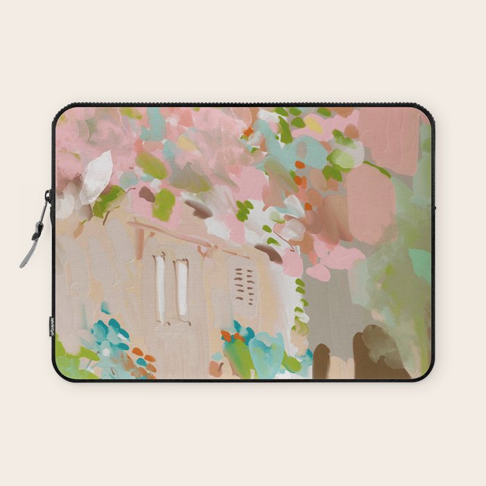 southern europe sun France Italy abstract painting Laptop Sleeve Gallery Image 1