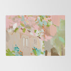 southern europe sun France Italy abstract painting Rug Gallery Image 2