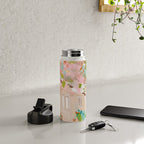 southern europe sun France Italy abstract painting Water Bottle Gallery Image 4