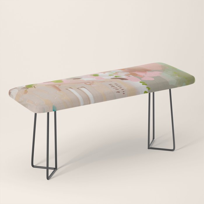 southern europe sun France Italy abstract painting Bench Gallery Image 1