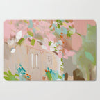 southern europe sun France Italy abstract painting Cutting Board Gallery Image 1