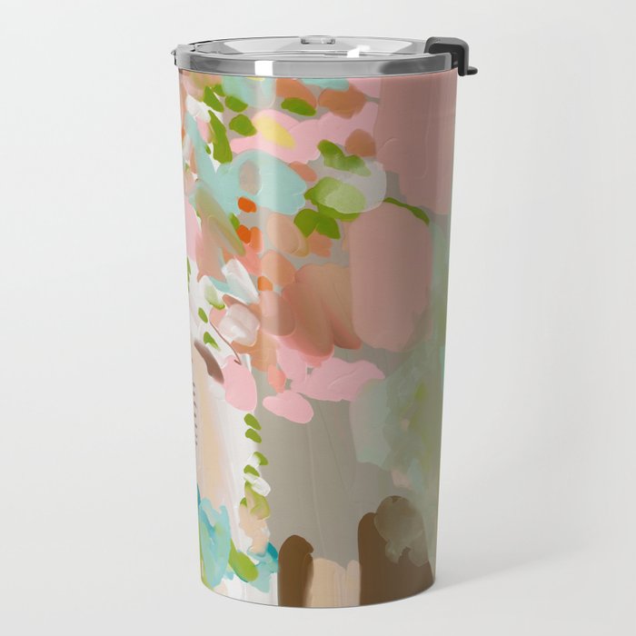 southern europe sun France Italy abstract painting Travel Mug Gallery Image 2