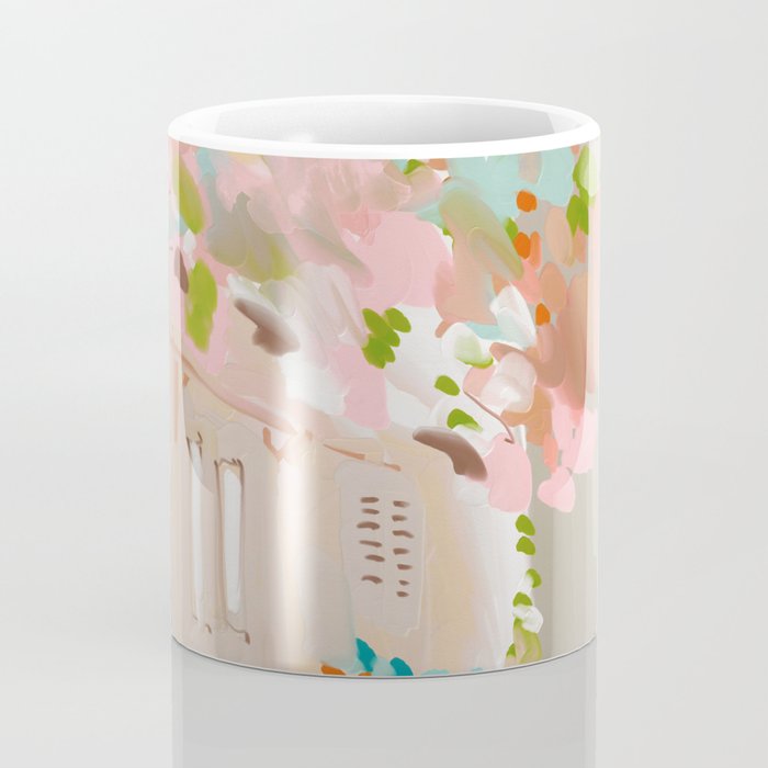 southern europe sun France Italy abstract painting Coffee Mug Gallery Image 4