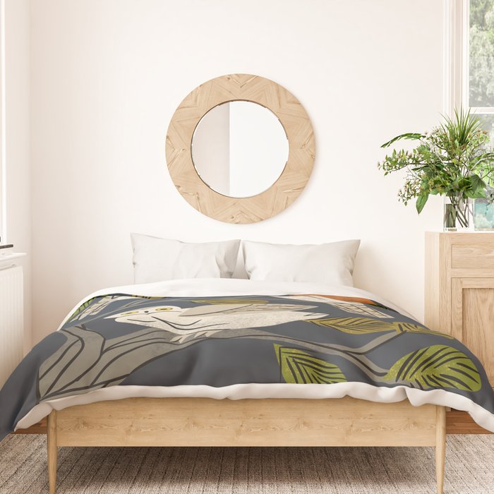 Midnight Owl Tree Duvet Cover Gallery Image 3