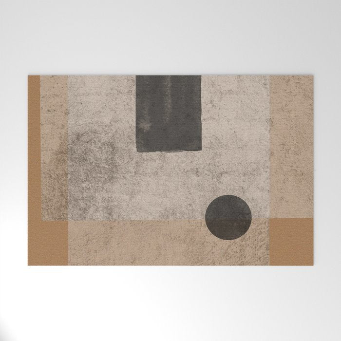 Modern Balance Paper Welcome Mat Gallery Image 1