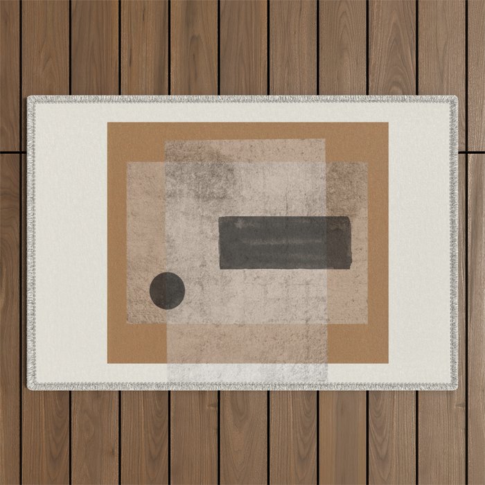 Modern Balance Paper Outdoor Rug Gallery Image 1