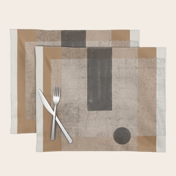 Modern Balance Paper Placemat