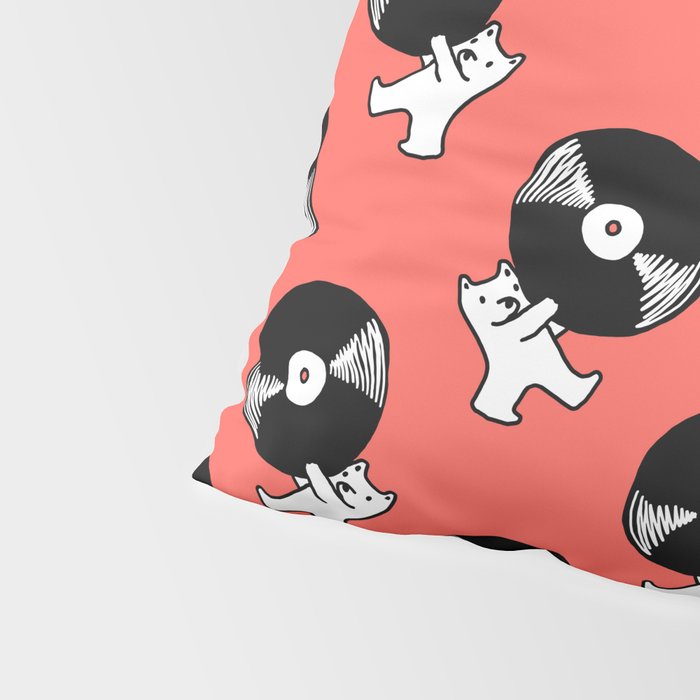 Record bear Pillow Sham Gallery Image 4