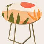 Golden California Desert Landscape Illustration Side Table Gallery Image 2