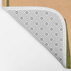 Golden California Desert Landscape Illustration Bath Mat Gallery Image 2