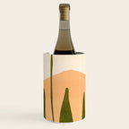 Golden California Desert Landscape Illustration Wine Chiller Gallery Image 2