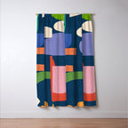 Modern Abstract Art 40 Window Curtain Gallery Image 3