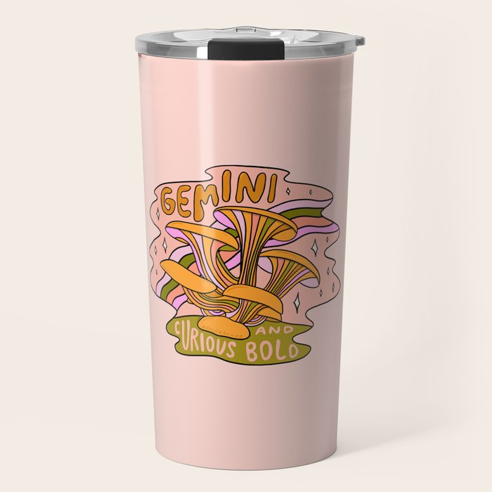 Gemini Mushroom Travel Mug Gallery Image 1