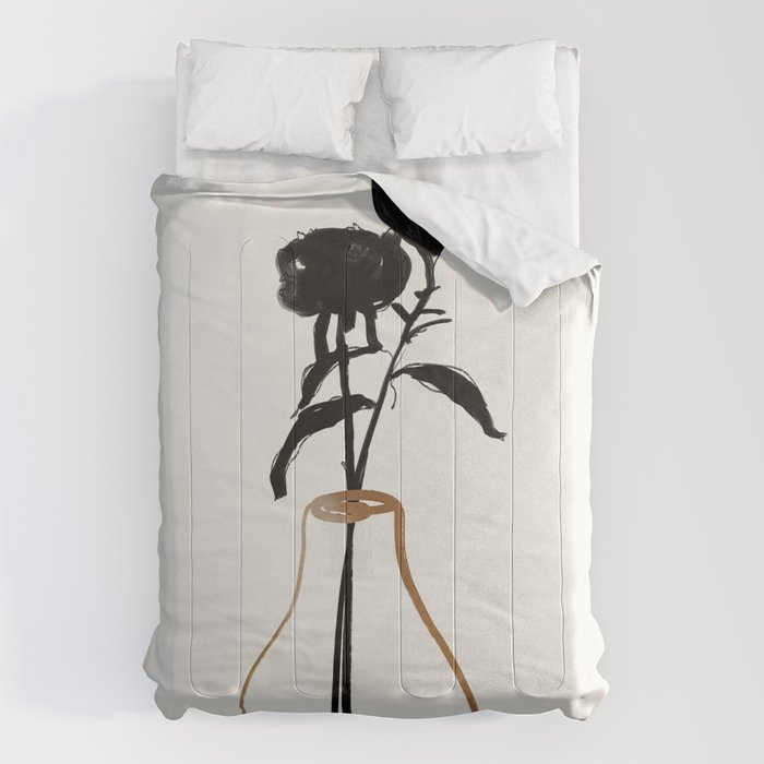 Abstract Art /Minimal Plant 111 Comforter Gallery Image 6