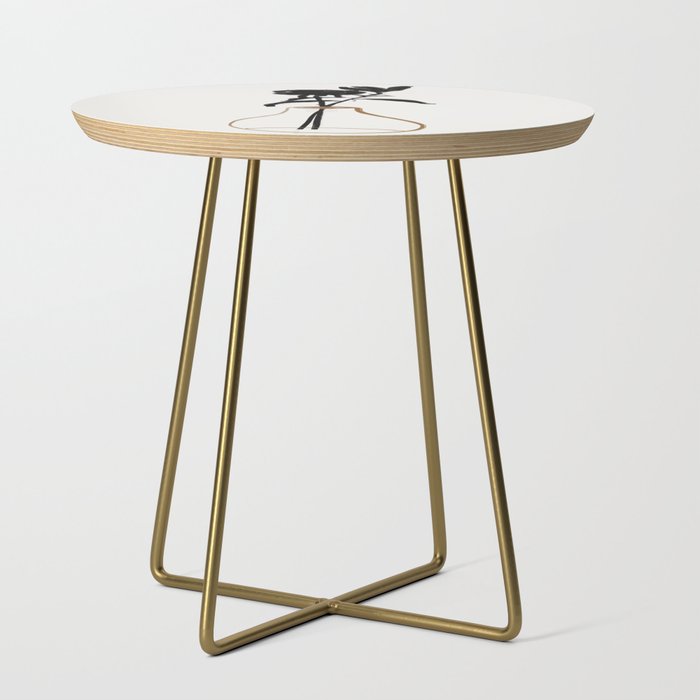 Abstract Art /Minimal Plant 111 Side Table Gallery Image 1