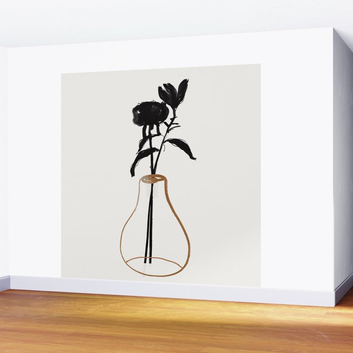 Abstract Art /Minimal Plant 111 Wall Mural Gallery Image 2