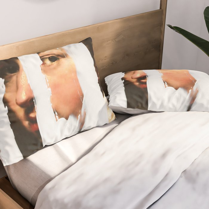 Untitled (Finger Paint 2) Pillow Sham Gallery Image 2