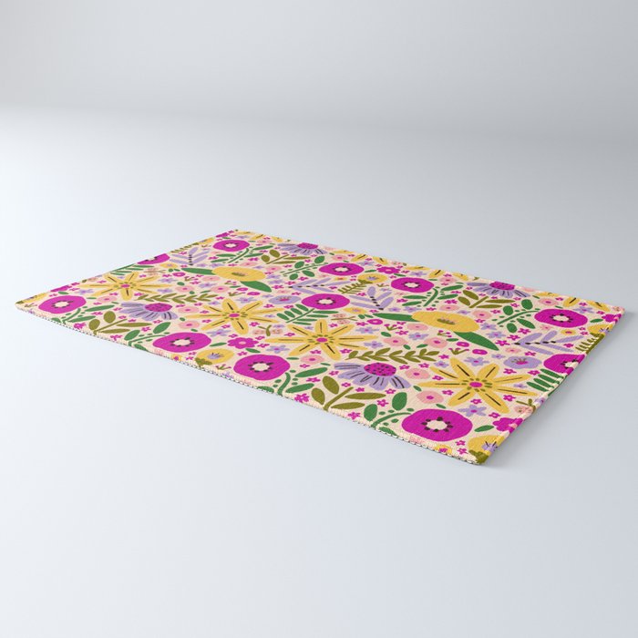 Hey, flowers Rug Gallery Image 3