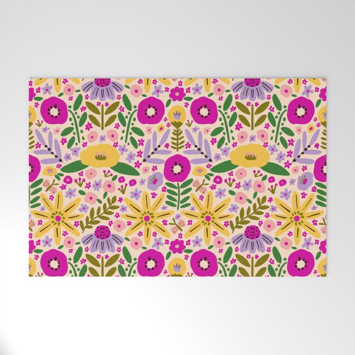 Hey, flowers Welcome Mat Gallery Image 1