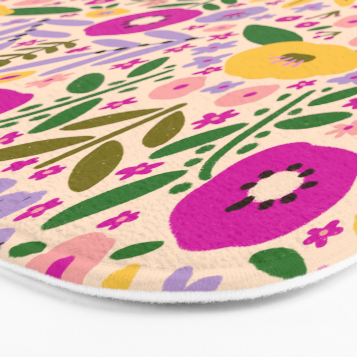 Hey, flowers Bath Mat Gallery Image 3