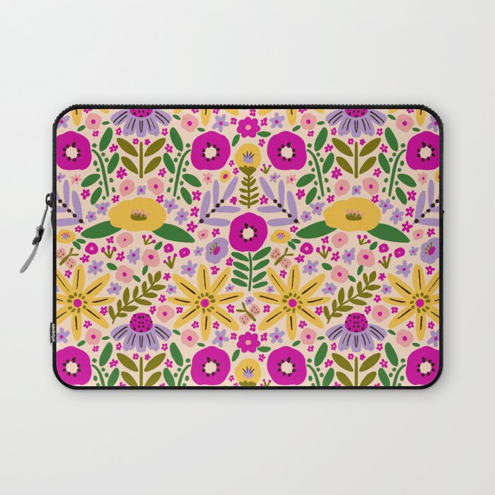 Hey, flowers Laptop Sleeve Gallery Image 1