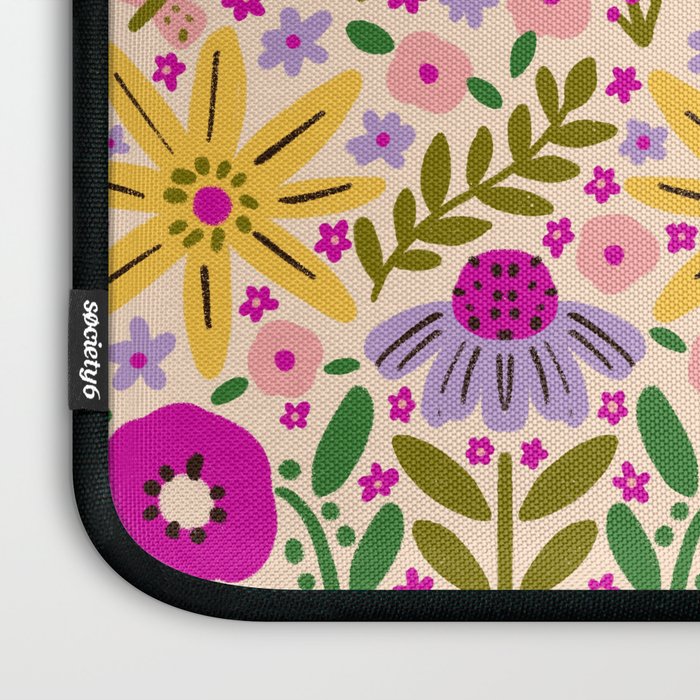 Hey, flowers Laptop Sleeve Gallery Image 3