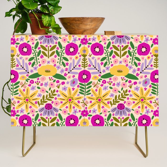 Hey, flowers Credenza Gallery Image 1