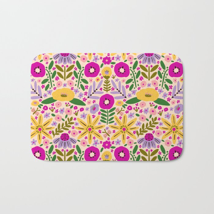 Hey, flowers Bath Mat Gallery Image 1