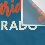 Blue Breckenridge Vintage Ski Poster Wall Tapestry Gallery Image 3