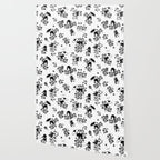 Black and white oriental pattern Wallpaper Gallery Image 2