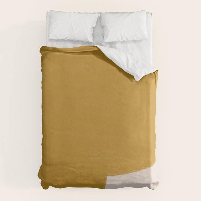 Mustard Modern Shape Duvet Cover Gallery Image 6