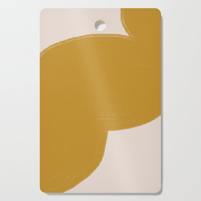 Mustard Modern Shape Cutting Board Gallery Image 1