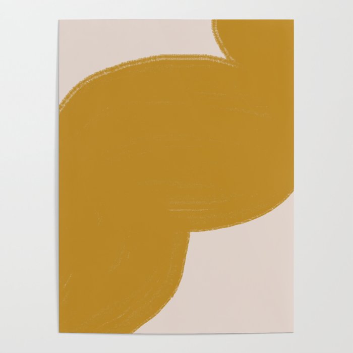 Mustard Modern Shape Poster Gallery Image 4