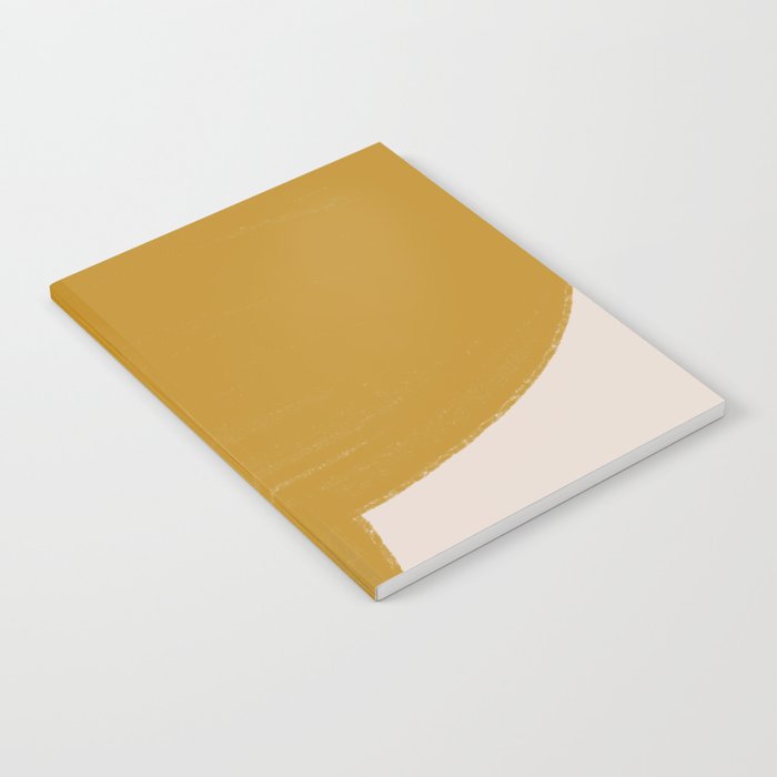 Mustard Modern Shape Notebook Gallery Image 2