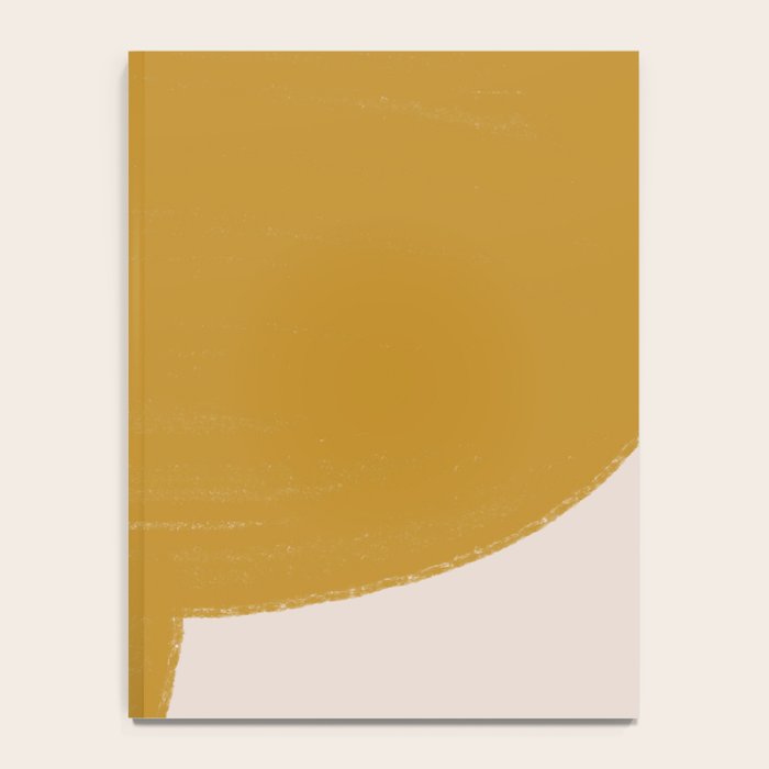 Mustard Modern Shape Notebook Gallery Image 4